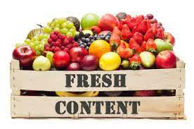 Fresh Content asociation fresh fruit